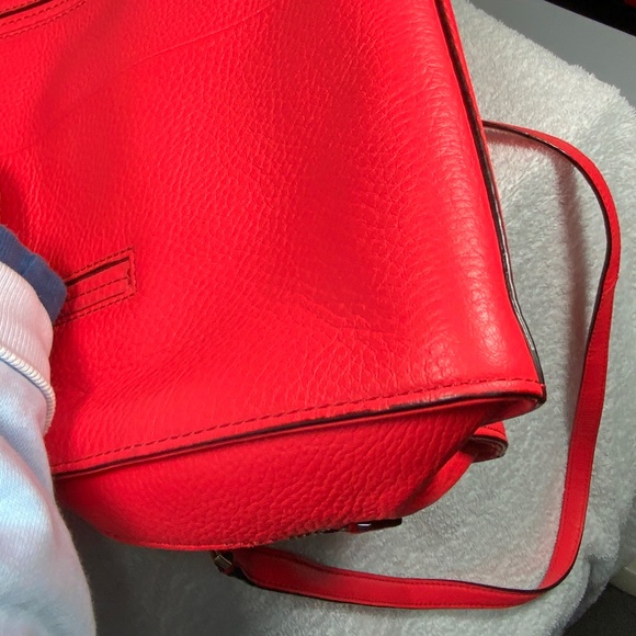 NWOT ♠️ Kate Spade Red Leather Satchel Crossbody - Picture 10 of 14